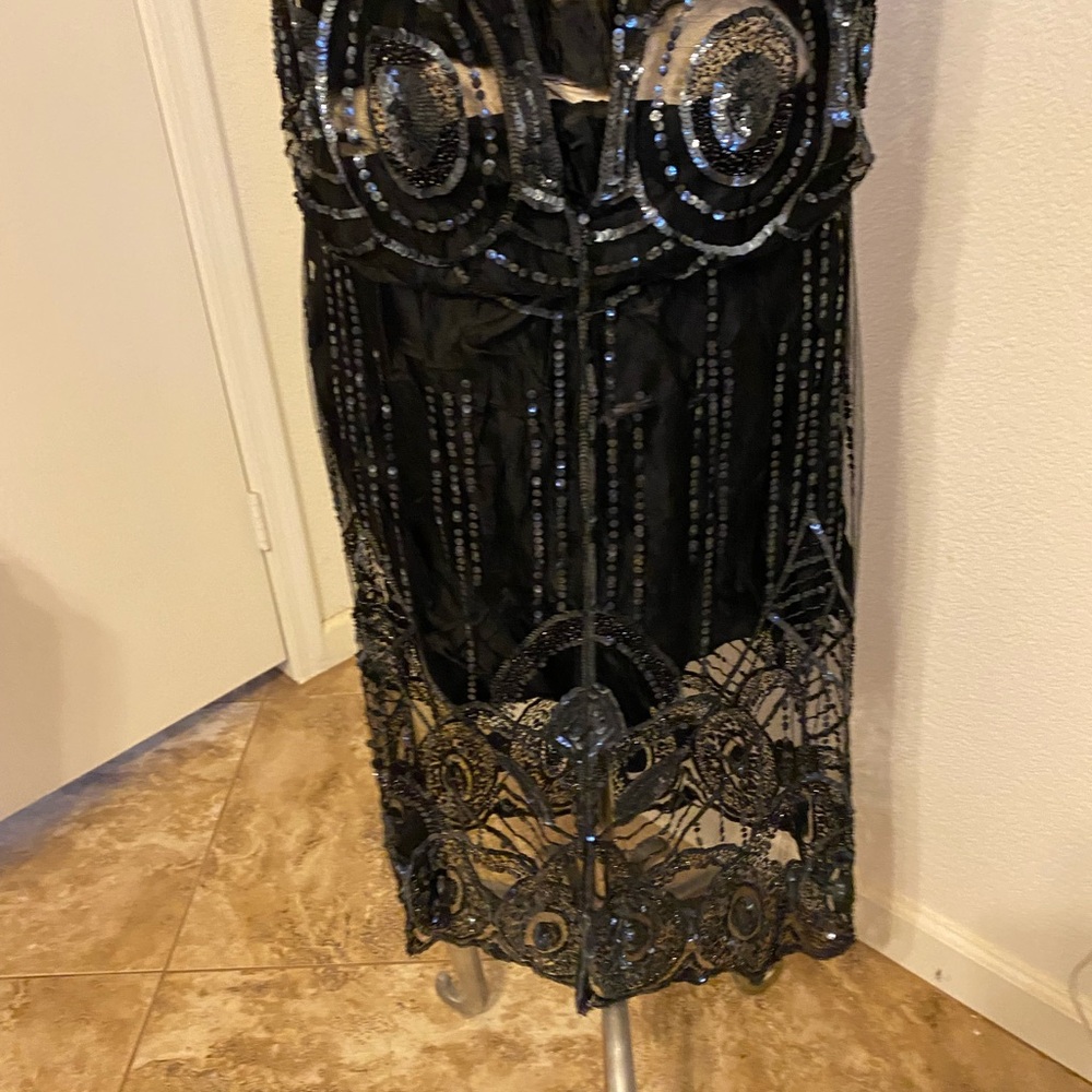 Vintage Burlesque Dress Sequined - Picture 7 of 8